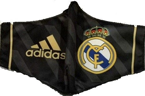 Mascara oficial Adidas Real Madrid 2020 2021 preta